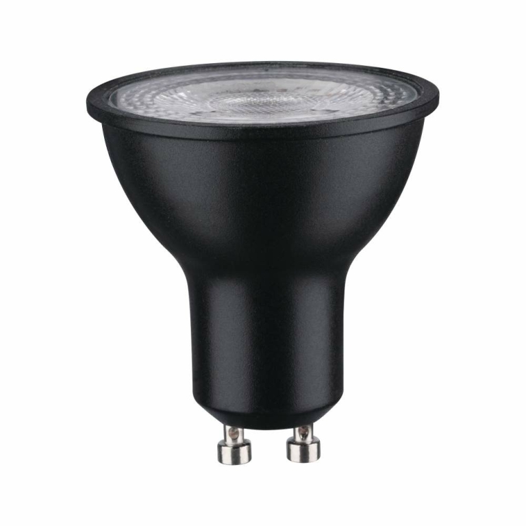 Paulmann LED Reflektor Schwaz Matt GU10 7W 460lm 2700K Warmweiß dimmbar 230V
