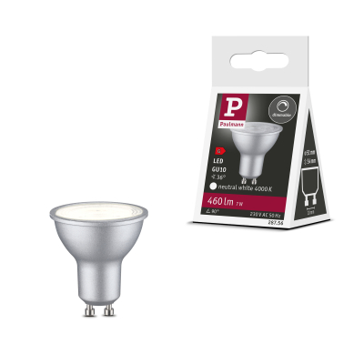 Paulmann LED Reflektor 7 Watt Chrom matt GU10 4.000K Neutralweiß