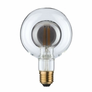 LED Inner Shape Globe G95 4 Watt Rauchglas E27 2.700K Warmweiß