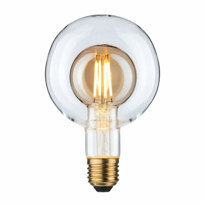 Paulmann LED Inner Shape Globe G95 4 Watt Gold E27 2.700K Warmweiß