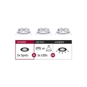 Einbauleuchte Choose Spot starr max. 10W Chrom 230V