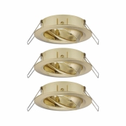 Einbauleuchte Choose Spot schwenkbar max. 10W Messing gebürstet 230V