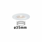 LED Einbauleuchte Nova mini starr IP44 1x4W 2.700K Weiß matt 230V