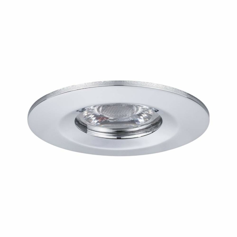 Paulmann LED Einbauleuchte Nova mini Coin 1er-Set starr IP44 4W 2700K Chrom 230V