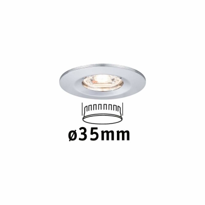 Paulmann LED Einbauleuchte Nova mini starr IP44 1x4W 2.700K Chrom 230V