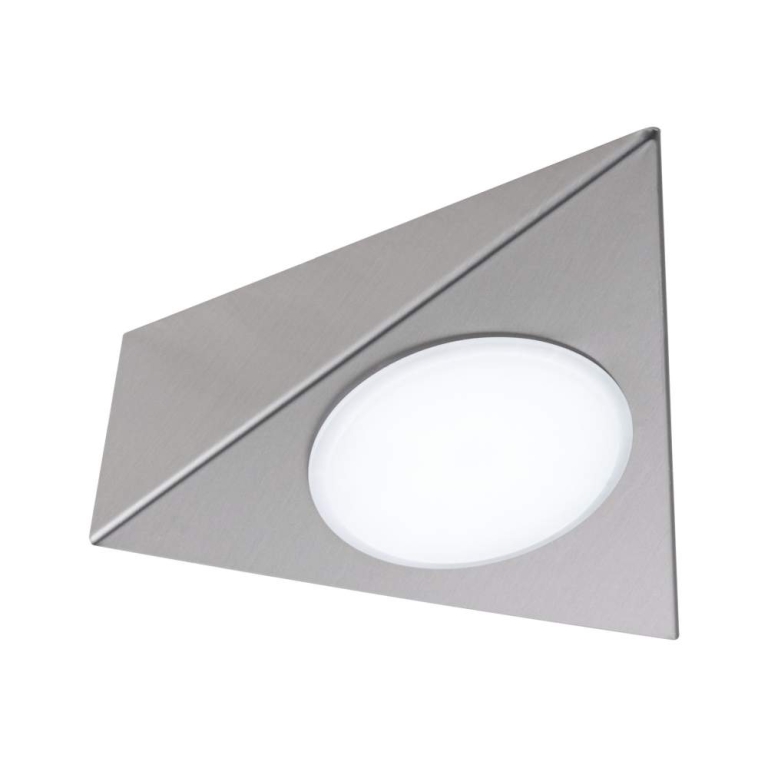 Paulmann Möbelleuchten Clever Connect Starter Set Trigo Nickel gebürstet 12V 3x2,1W TunableWhite 2.700K