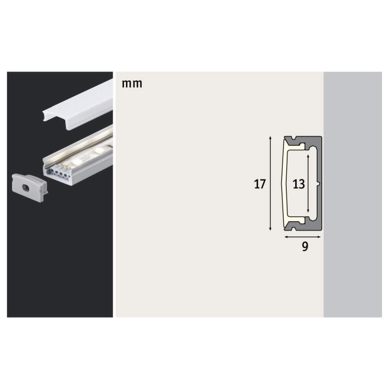 Paulmann Base Profil 100cm mit Diffusor