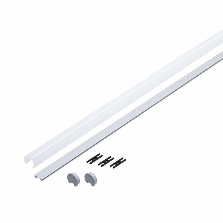 Paulmann Tube Profil Set 200cm inkl. Clips, Endkappen und Diffusor