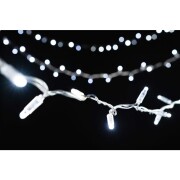 String Lite®QF+, 105 LEDwh, 15 flash LEDwh 12m, transparentes PVC Kabel, 36V, 4,3W