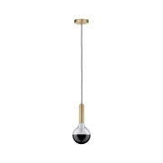 LED Globe 6,5 Watt E27 Kopfspiegel Schwarzchrom Warmweiß dimmbar