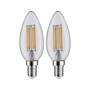 LED Filament Kerze 2x4,5Watt E14 2.700K Warmweiß