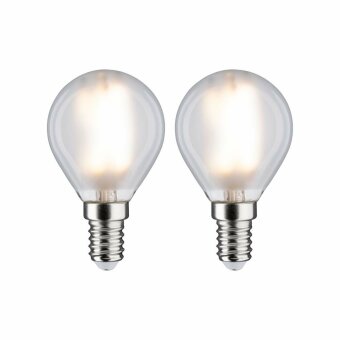 LED Filament Tropfen 2x4,5Watt E14 2.700K Warmweiß