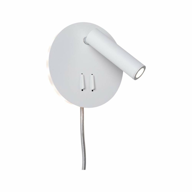 LED Wandleuchte Tabari 4 W/ 1,4 W Weiß/Chrom, Metall
