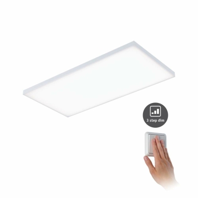 Paulmann LED Panel Velora eckig 595x295mm 26W 2550lm 3000K Weiß matt 3-Step-Dim