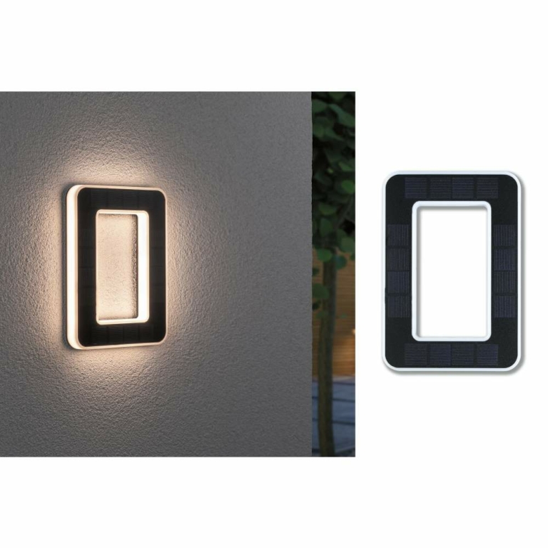 Paulmann Outdoor Solar Hausnummer 0 IP44 3.000K 0,2W Akku wechselbar