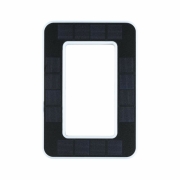 Outdoor Solar Hausnummer 0 IP44 3.000K 0,2W Akku wechselbar