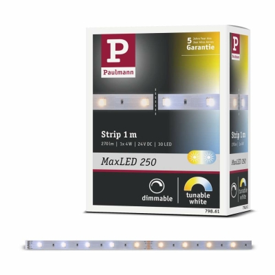 Paulmann MaxLED 250 Strip unbeschichtet 1m TunableWhite