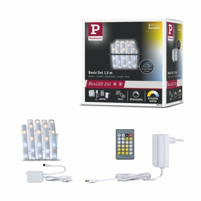 Paulmann MaxLED 250 Basisset beschichtet 1,5m IP44 TunableWhite Protect Cover