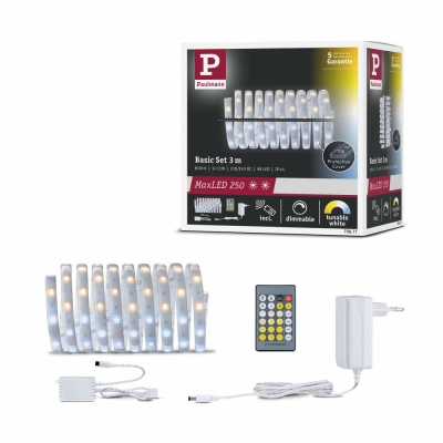 Paulmann MaxLED 250 Basisset beschichtet 3m IP44 TunableWhite Protect Cover