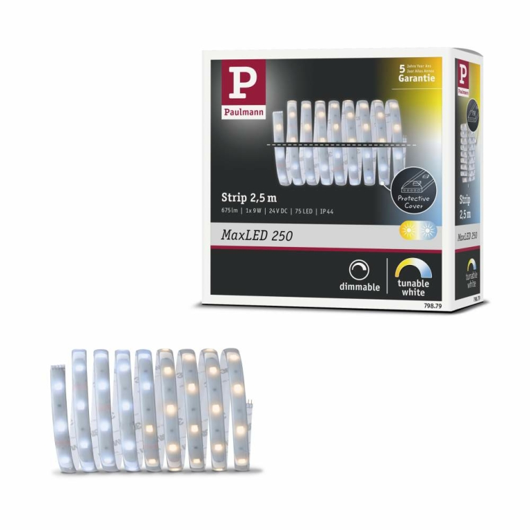 Paulmann MaxLED 250 Strip beschichtet 2,5m IP44 TunableWhite Protect Cover