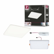 LED Einbaupanel Veluna VariFit IP44 eckig 185x185mm 17,5W 4.000K Satin