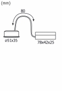 Einbauleuchte Choose LED-Modul Coin 3er-Set 6,5W 2700-6500K White Switch 230V