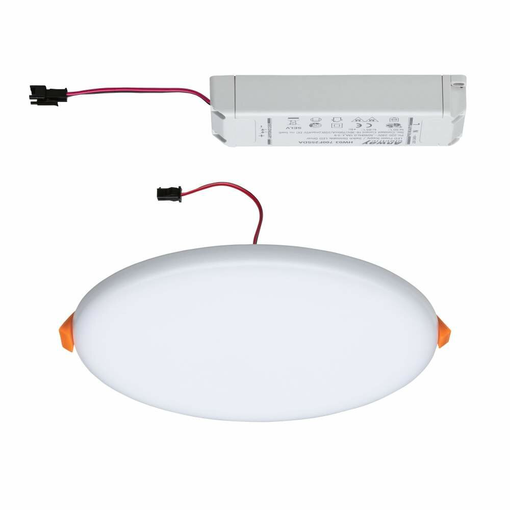 Paulmann 93063 LED Einbaupanel Veluna VariFit IP44 3-Stufen-dimmbar rund  185 17W | Lampen1a