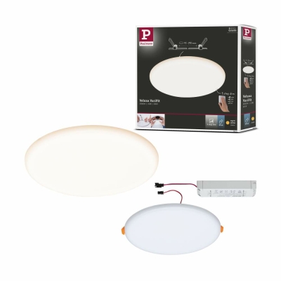 Paulmann LED Einbaupanel Veluna VariFit IP44 3-Stufen-dimmbar rund 215 21W 3.000K Satin