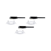 Einbauleuchte  max. 3xW GU10 230V Weiß schwenkbar 3er-Set ohne Leuchtmittel