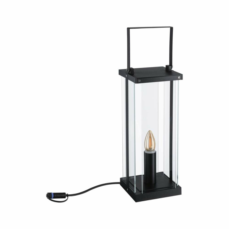 Paulmann Plug & Shine Laterne Classic 51,5 cm IP44 Anthrazit