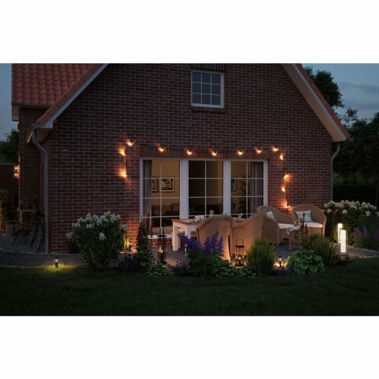 Paulmann Plug & Shine Laterne Classic 51,5 cm IP44 Anthrazit