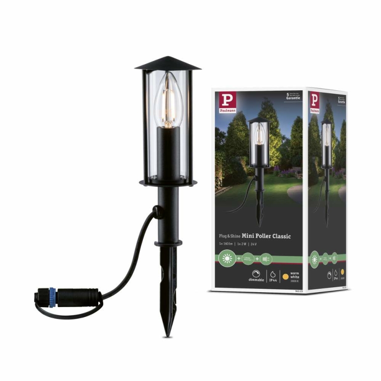 Paulmann Plug & Shine Gartenbeleuchtung mit 24V System