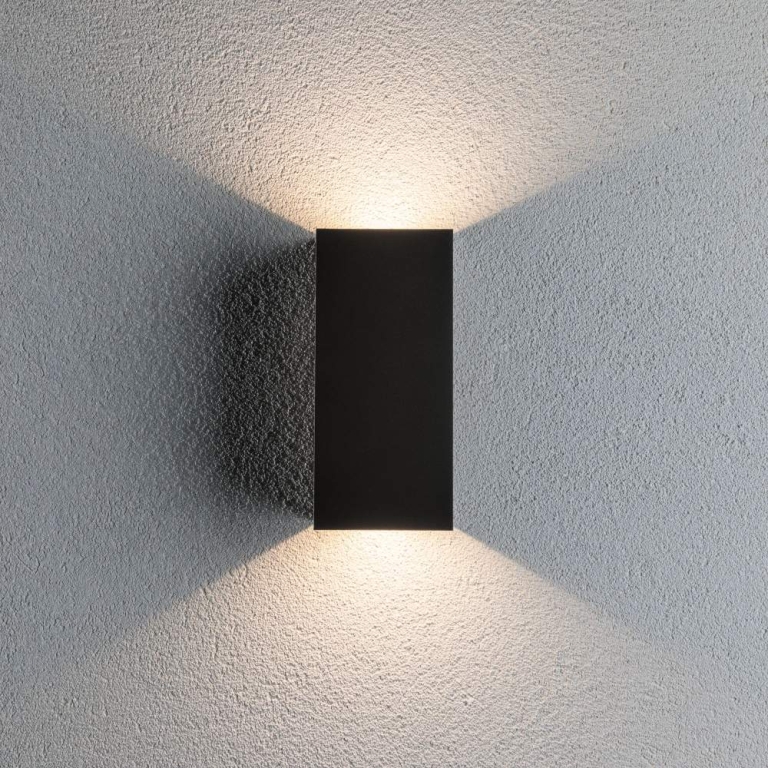 Paulmann House Außenwandleuchte Flame 2x5,8W IP44 3.000K Anthrazit 230V