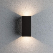 House Außenwandleuchte Flame 2x5,8W IP44 3.000K Anthrazit 230V
