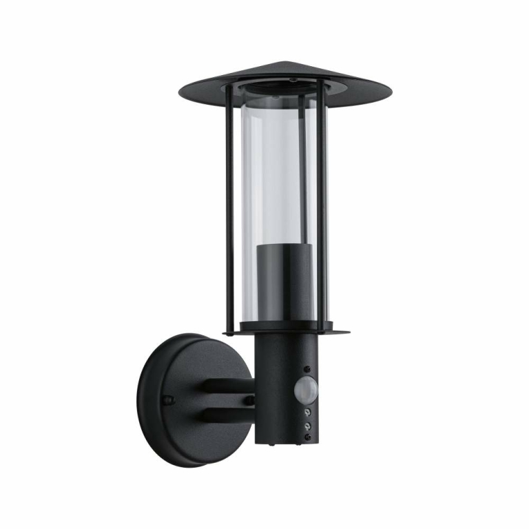 Paulmann Outdoor Wandleuchte Classic Dunkelgrau mit Bewegungsmelder IP44 E27 max. 15W