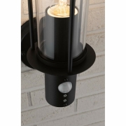 Outdoor Wandleuchte Classic Dunkelgrau mit Bewegungsmelder IP44 E27 max. 15W