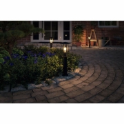Outdoor Pollerleuchte Classic Dunkelgrau IP44 E27 ohne Leuchtmittel