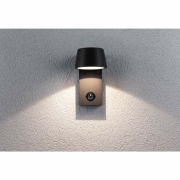 LED Außenwandleuchte Capea Bewegungsmelder IP44 96x153mm 3000K 6W 500lm 230V Grau Aluminium
