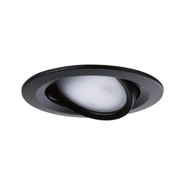 Paulmann LED Einbauleuchte Nova rund 3x6,5W Warmweiß Schwarz/Matt schwenkbar