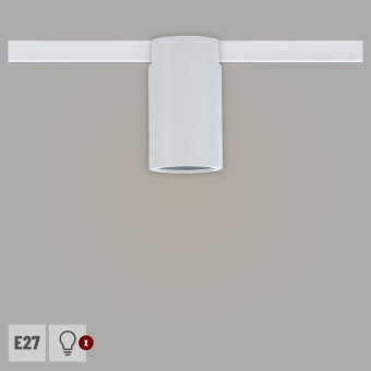URail Schienenspot Ceiling Socket E27 max. 20W weiß