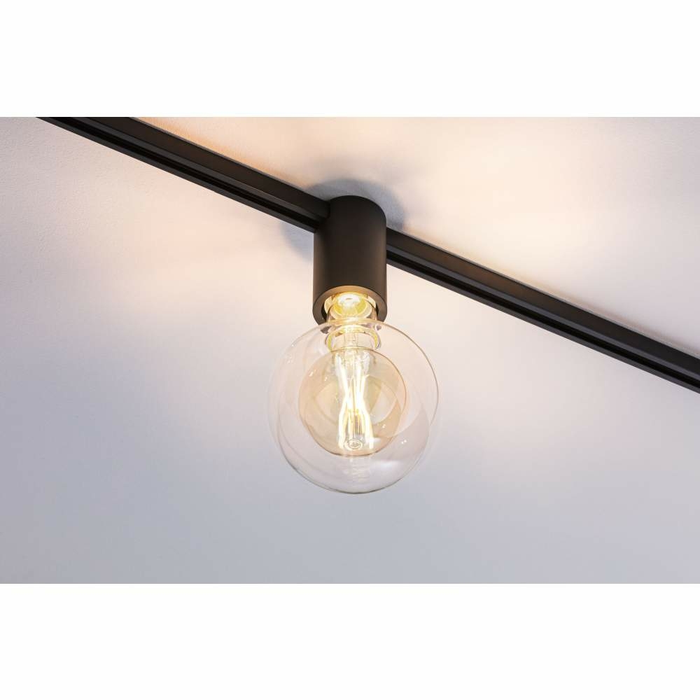 max. Ceiling Socket E27 94975 Paulmann 20W Schienenspot | Lampen1a schwarz URail