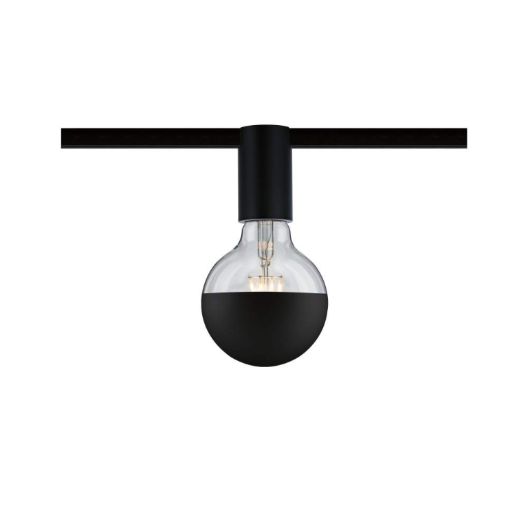 Paulmann URail Schienenspot Ceiling Socket E27 max. 20W schwarz