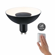 LED Reflektor Schwarz/Weiß GU10 4,9W 230V 3-Stufen-dimmbar