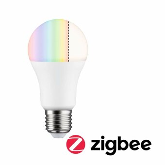 Paulmann Smart Home Zigbee LED Standardform 9,3 Watt Matt E27 RGBW