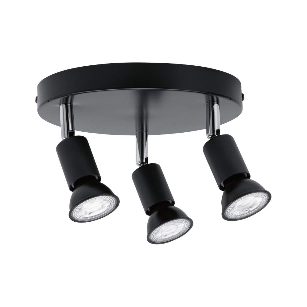 Anthrazit Lampen1a | Leuchtmittel IP44 Paulmann Strahler GU10 ohne Carolina 3-flammig 66752