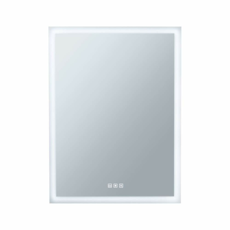HomeSpa LED Leuchtspiegel Mirra eckig IP44 Spiegel/Weiß 22W WhiteSwitch