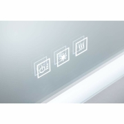 HomeSpa LED Leuchtspiegel Mirra eckig IP44 Spiegel/Weiß 22W WhiteSwitch