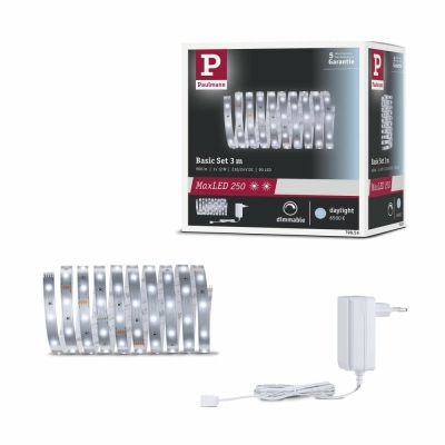 Paulmann MaxLED 250 Basisset unbeschichtet 3m Tageslichtweiß