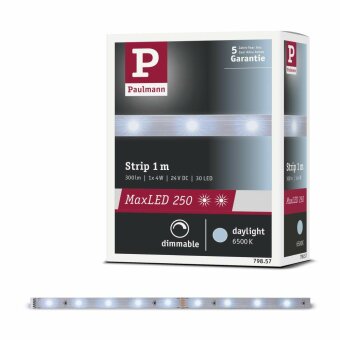 Paulmann MaxLED 250 Strip unbeschichtet 1m Tageslichtweiß