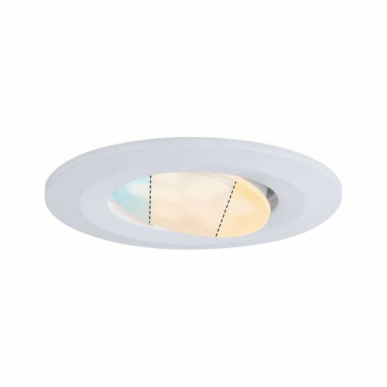 Paulmann HomeSpa LED Einbauleuchte Calla IP65 1x5,5W 230V WhiteSwitch schwenkbar 3er-Set inkl. Leuchtmittel